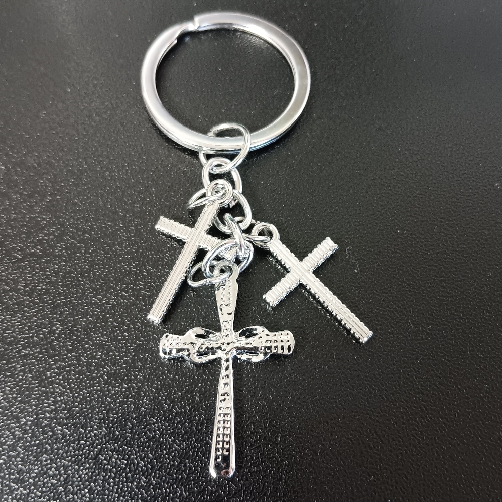 Triple Cross Key Ring (NWOT) - Picture 2 of 3